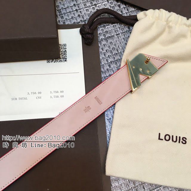 LV新款女士皮帶 路易威登精品腰帶  jjp1273